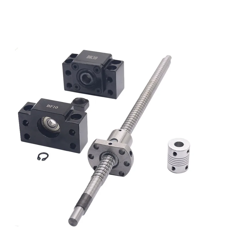 

SFU1204 set:SFU1204 L-600mm rolled ball screw C7 with end machined + 1204 ball nut + BK/BF10 end support + coupler for CNC parts
