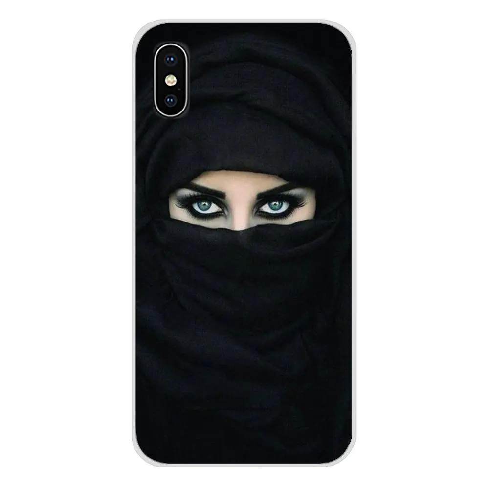 Аксессуары Чехлы для телефона Motorola Moto X4 E4 E5 G5 G5S G6 Z Z2 Z3 G3 G2 C Play Plus Arab Woman With Niqab Face Eye |