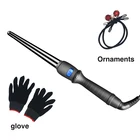 Профессиональные щипцы для завивки волос 2020, керамические инструменты для стайлинга, утюжок для волос в виде конуса, электрическая плойка для завивки волос