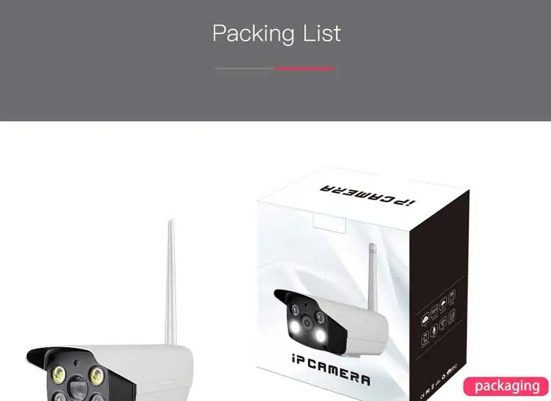 1080P WiFi IP Camera ONVIF Outdoor Waterproof Full Color Night Vision Security CCTV Camera Cloud Storatge Wireless Surveillance