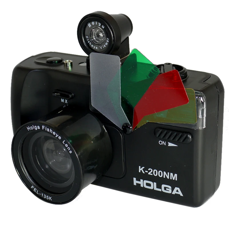 Holga K200NM/FEL/FV + объектив рыбий глаз FEL 135K & finder Set Lomo K 200NM Film Camera 4 цвета|camera module|camera