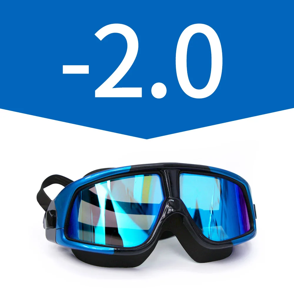 YOUYOU плавательные очки Удобная силиконовая большая рамка для плавания гуглы Анти