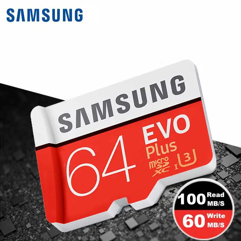 карта памяти Samsung Micro SD карты 64 ГБ Class10 TF memoria SDHC/SDXC UHS I с кольцом держатель для