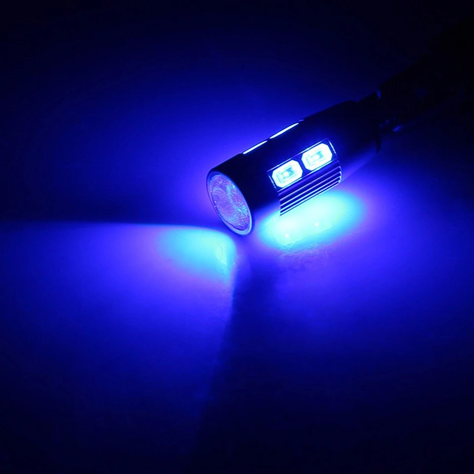 2 шт. автомобильные светодиодсветодиодный лампы T10 Canbus 194 W5W 10 SMD 5630|Сигнальная