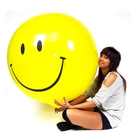 zilue 10pcslot 36 inch large balloons best quality smiling face latex balloons wedding supplies birthday party decoration