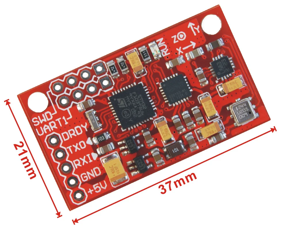 IMU AHRS 10DOF датчик отношения модуль MPU6050 HMC5883 BMP180 измеритель отношения attitude 
