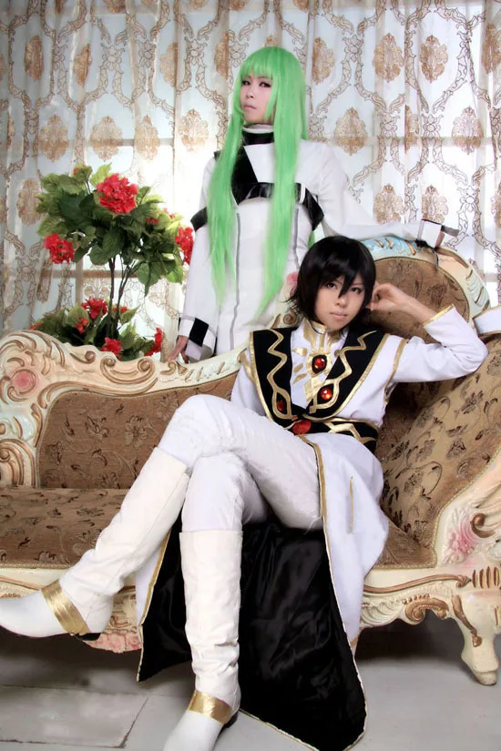 CODE GEASS Lelouch of the Rebellion Emperor Cosplay Costume Custom made full set Made Free Shipping | Тематическая одежда и