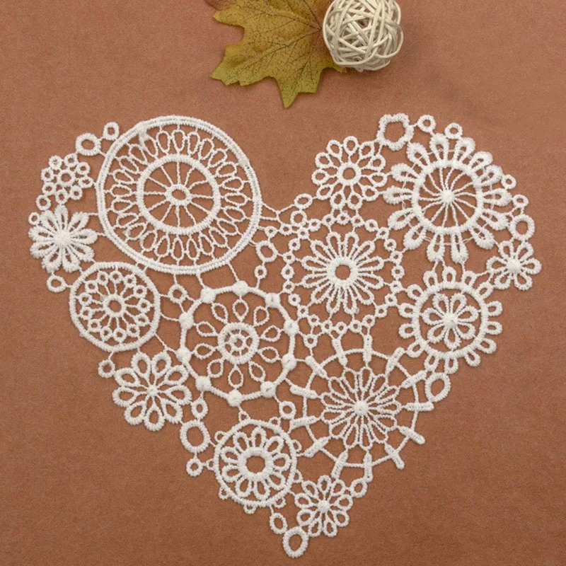 1 шт. кружевной воротник из полиэстера слоновой кости|lace fabric neckline|neckline appliquelace collar |