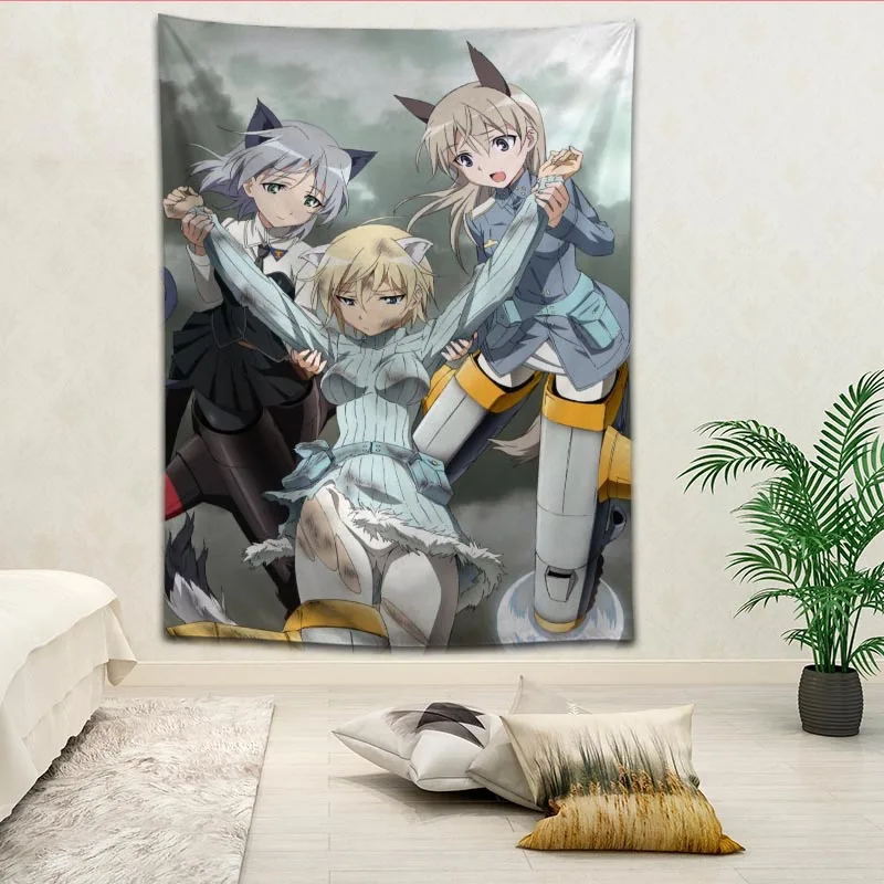 

New Arrival Brave Witches Tapestry Hanging Blanket background wall bedroom Home Art Tapestries Decor Customize your image