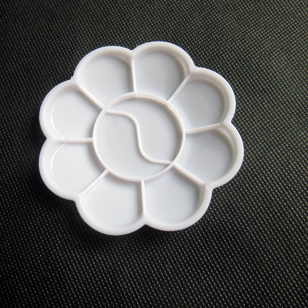 Рождественские подарки искусство ногтей лак цвет белая палитра блюдо Dappen