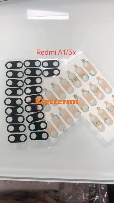 Бесплатная доставка 30 шт. для Xiaomi Mi A1 5X REDMI 6A 7 Note задняя камера стеклянная крышка