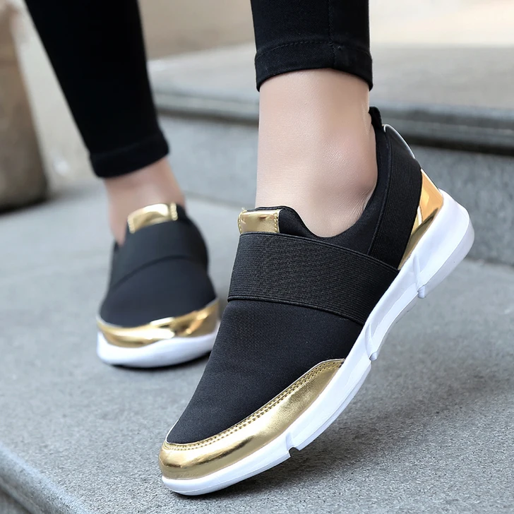 

2019 NEW SLYX Women Casual loafers Breathable Summer Flat Shoes Woman Slip on Casual Shoes New Zapatillas Flats Shoes Size 35-42