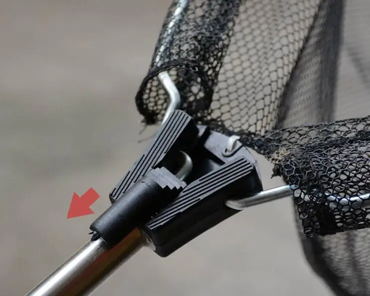 Hand Fishing Nets Stainless steel 180cm 210cm Telescoping Foldable Landing Net Pole casting network trap fishing nets | Спорт и