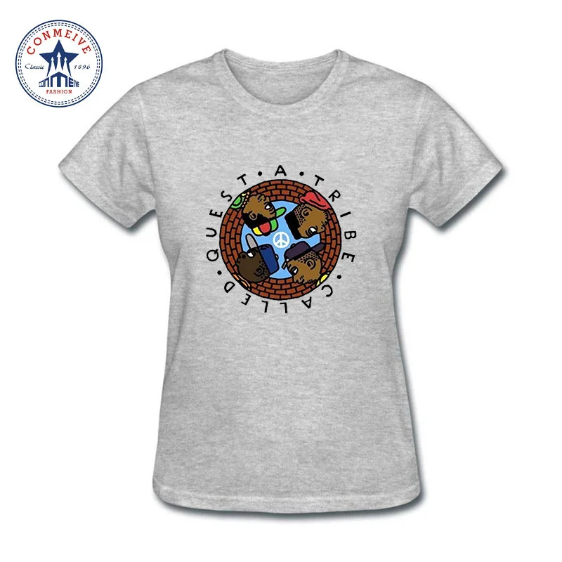 Топы унисекс Племя Называется Квест вентилятор Книги по искусству Хлопок