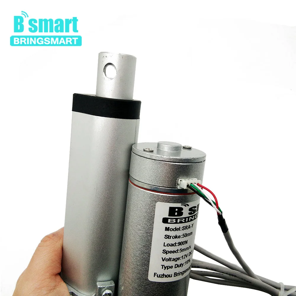 Bringsmart SRA Y 50 мм ход 2 дюймовый линейный привод Холла постоянного тока с энкодеком 5