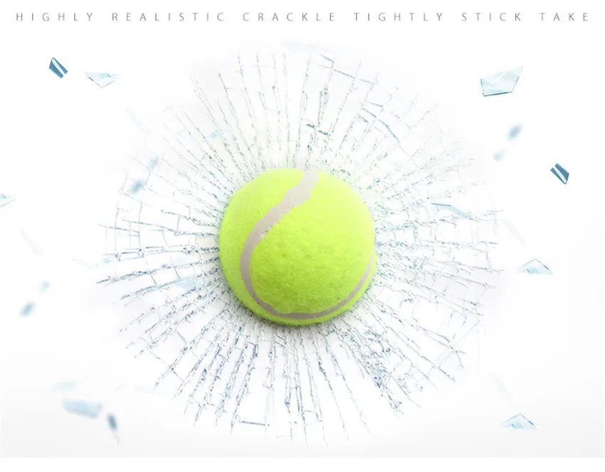 green tennis 1 шт. наклейки для автомобиля 3D забавные наклейки на автомобиль-Чехлы реалистичные водонепроницаемые наклейки Баскетбол Футбол Теннис; Бейсбол Smash Car glass - Название цвета: green tennis