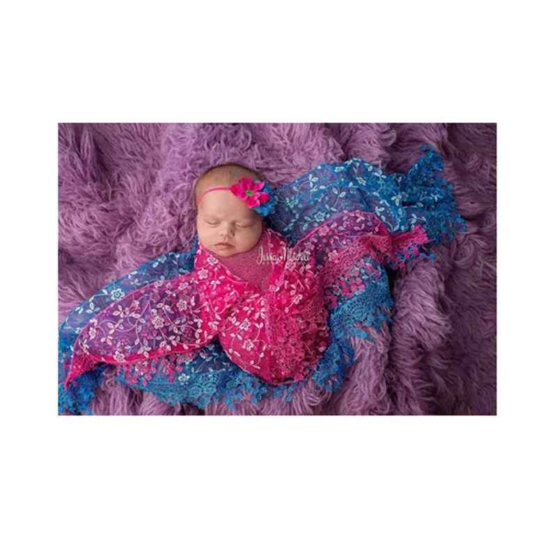 Newborn photography props baby lace swaddle wraps toddler photo shoot infant receiving blanket triangle wrap new born fotografie | Детская