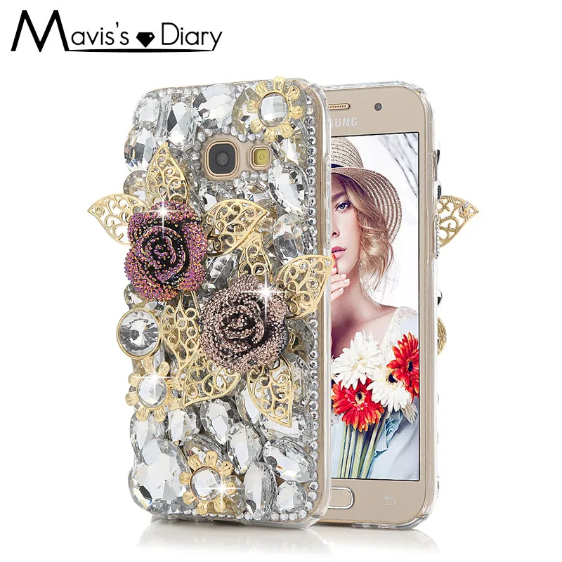 3D чехол для samsung Galaxy Note 8 S8 Plus A3 A5 J3 J330 J5 J530 2017 со стразами и кристаллами|case for galaxy|case