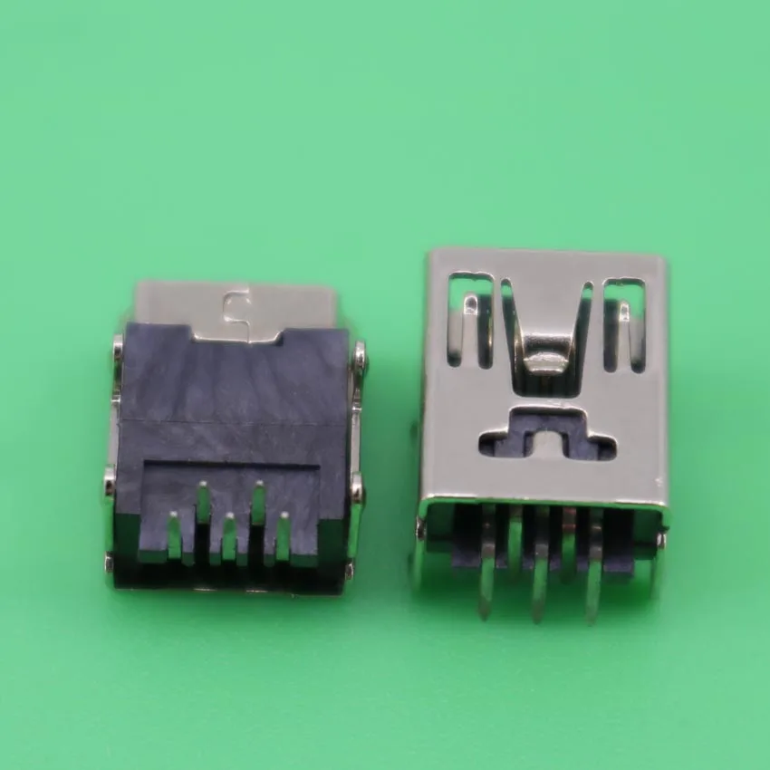 YuXi Mini USB гнездовой разъем 5 контактный 90 градусов 1 шт. в партии 9 5x7 7 мм|lot lot|lot pinslot usb