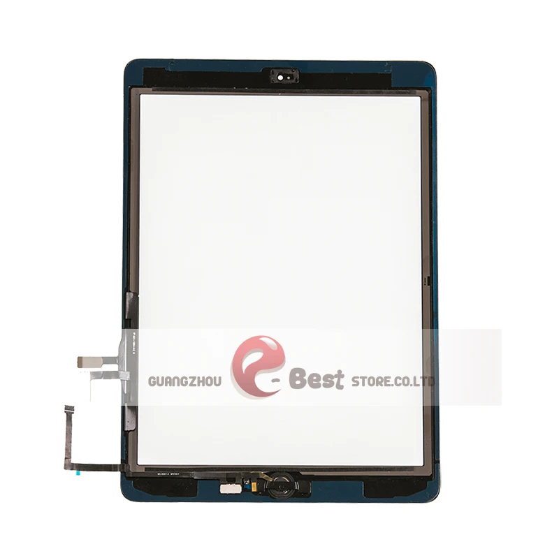 Новинка A1822 A1823 сенсорный экран для iPad 5 поколение 5 дигитайзер внешняя панель Переднее стекло с кнопкой home+ кабель