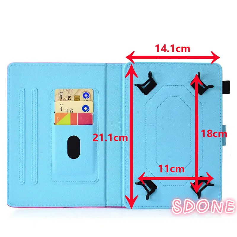 Универсальный чехол-подставка для iPad Mini 4 3 2 A1538 A1550 A1432 A1454 A1455 A1489 A1490 A1491 A1599 A1600 +
