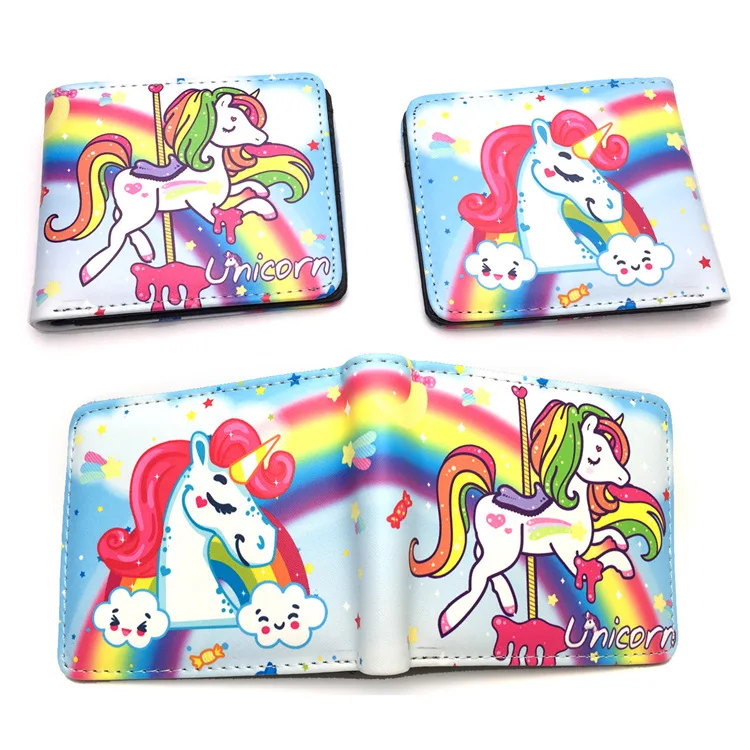 Horse-B Новинка, игровой бумажник Undertale, ПУ, студенческие короткие кошельки, повседневный кожаный держатель для карт, милый мультяшный подарок, Детский кошелек, Carteras - Цвет: Horse-B