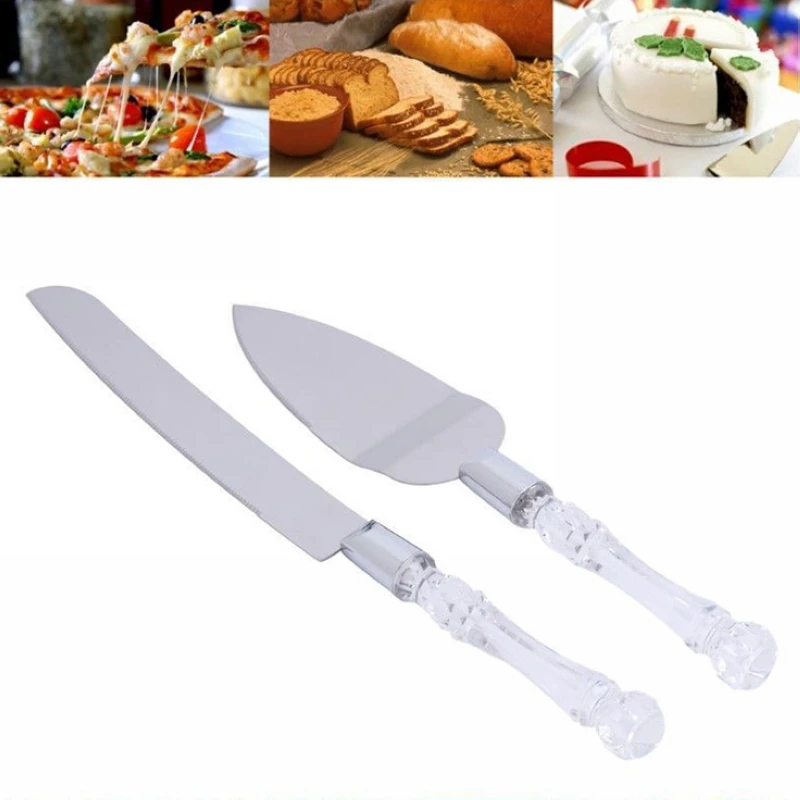 2 шт./компл. новый свадебный торт резки сервер комплект Нержавеющая сталь Юбилей