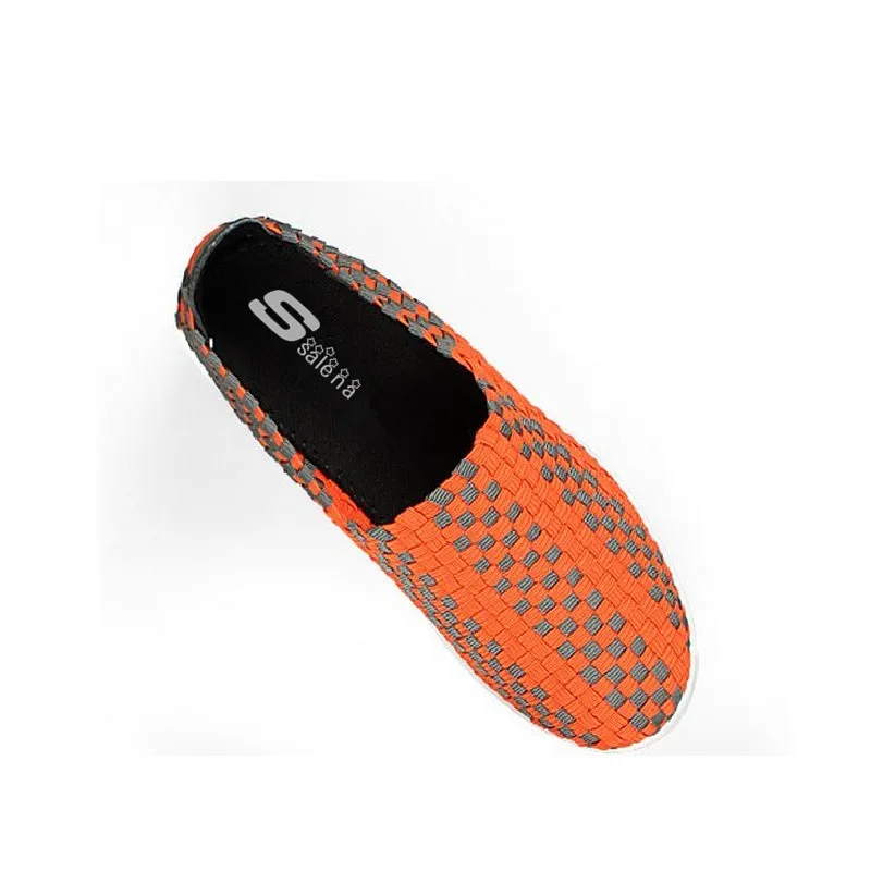 Женские туфли ручной работы женские Туфли без каблуков дышащие лоферы удобная