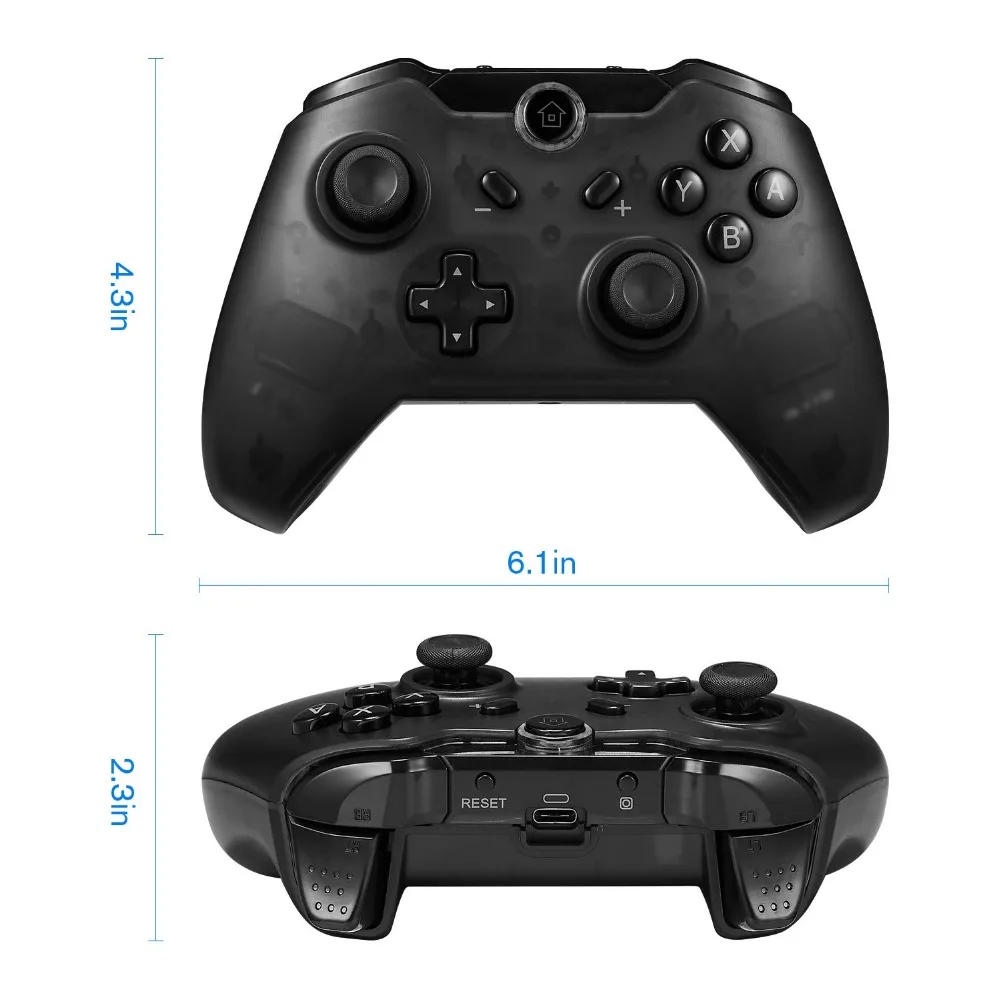Беспроводной контроллер Pro для Nintendo Switch геймпад с гироскопом двойной шок