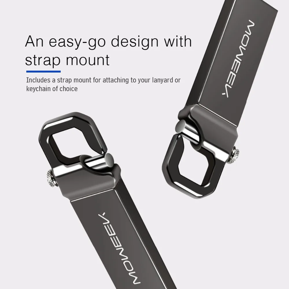 Moweek USB флешка usb 2 0 Настоящее Ёмкость 8 ГБ 16 г 32 64 128 интерфейсом Водонепроницаемый