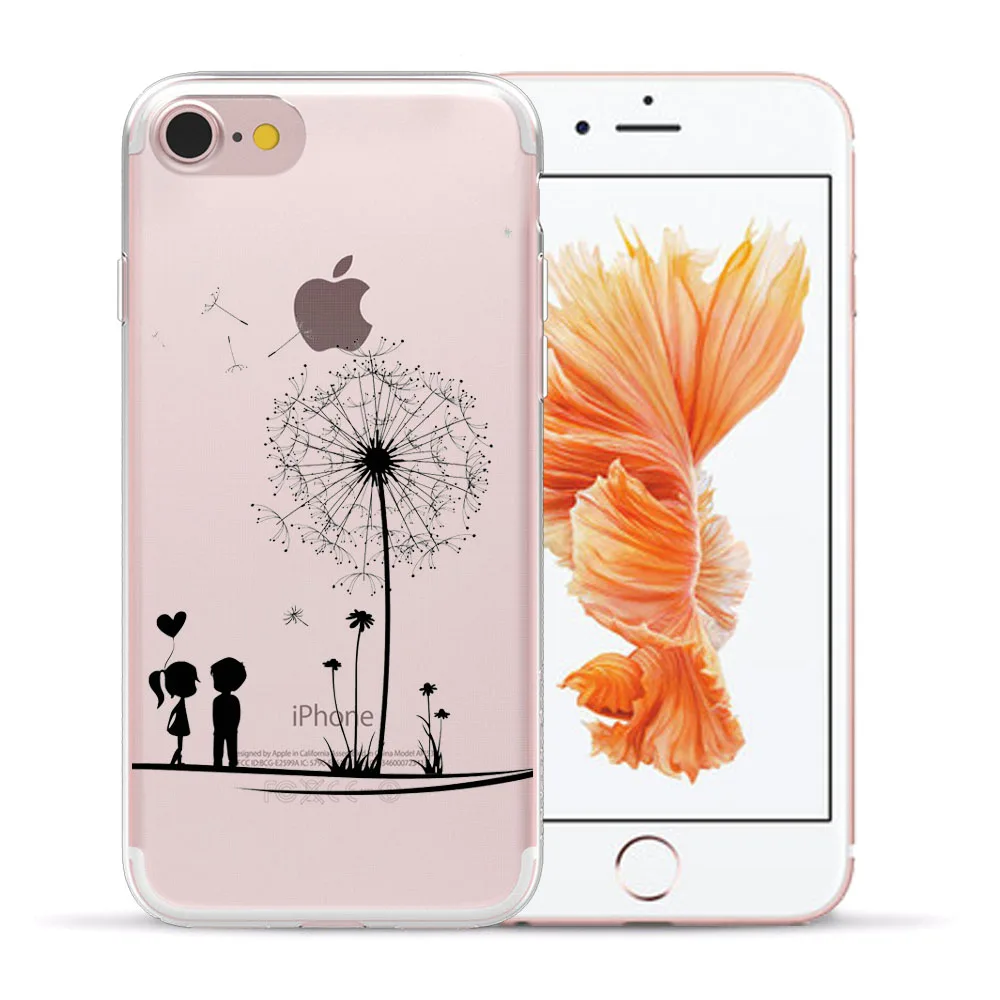 Мягкий силиконовый чехол из ТПУ для iPhone 5, 5S, SE, 6, 6 S, 7, 8 Plus, X, XS, 11 Pro Max, XR, Бабочка, Динь-Динь, задняя крышка - Цвет: 19