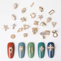 1 high 3d end luxury drop crystal pendant amulet nail decoration zircon crystal diamond nail