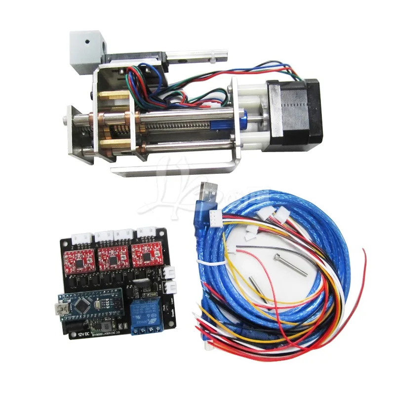 LY DPS-01 лазерный гравировальный станок преобразовать в 3 оси ЧПУ модель DIY Z горка