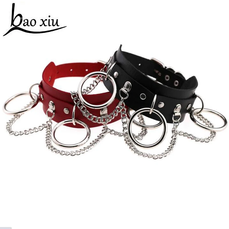 Новинка 2018 мужское ожерелье Rave бижутерия Бандажное цепочка с кисточками