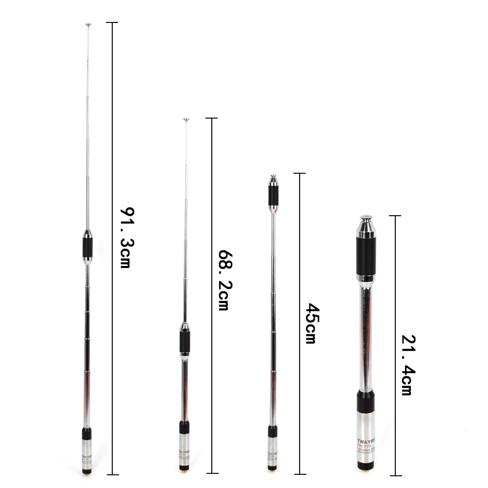 HYS RH770 sma-женский walkie talkie Радио УКВ антенны Dual Band 144/430 мГц с подкладкой