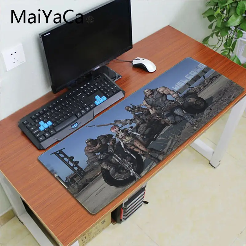Lock Edge 30x80cm Maiyaca дизайн borderland уникальный настольный коврик игровой коврик для мыши ноутбук ПК игровой коврик большой коврик для мыши геймер Коврик для мыши - Цвет: Lock Edge 30x80cm
