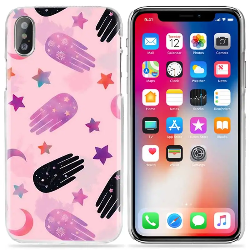 Чехол для iPhone XS Max XR X 10 7S 8 6 6S Plus 5S SE 5 4S 4 5C 11 Прозрачный жесткий пластиковый чехол для телефона