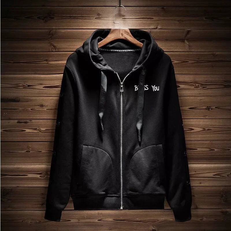 2018 сезон: весна–лето мужские куртки и пальто тонкий Slim Fit Куртки-бомберы черный