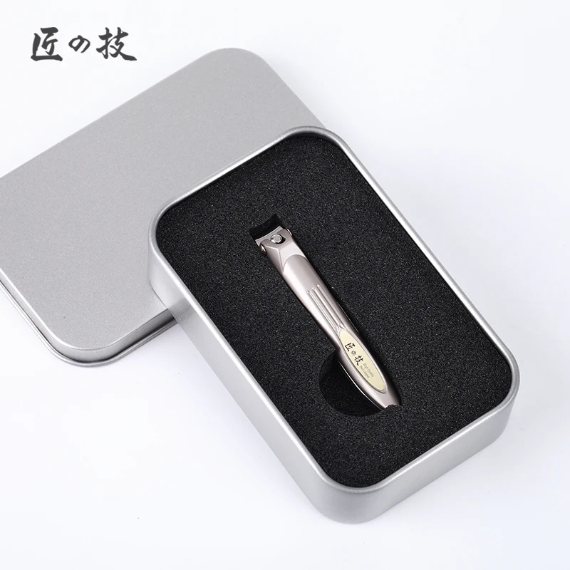 Нержавеющая сталь детские машинки для стрижки ногтей может хранения палец с ARC