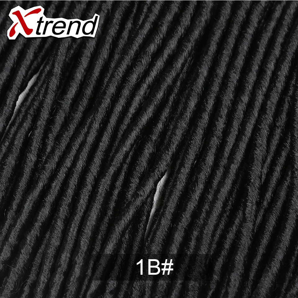 Xtrend 14inch Crochet Braids Locks Faux Locs Hair Extensions 24roots Kanekalon High Fiber Braid For Women |