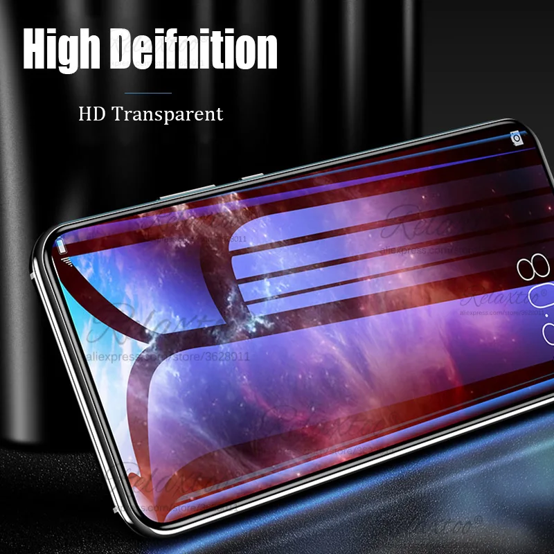 9D изогнутое закаленное стекло для Huawei Y5 Y6 Y7 Y9 2019 P Smart z Защитная пленка экрана hauwei