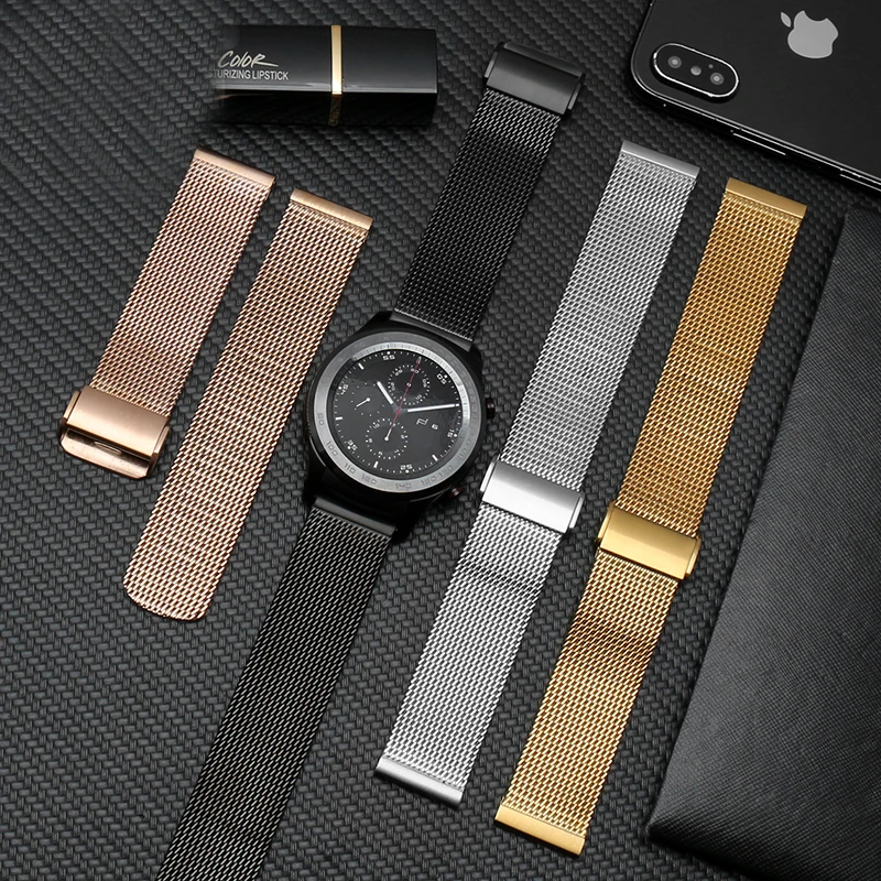 Фото Ремешок для часов Huawei watch 2pro/GT браслет наручных Ticwatch pro 18 мм 20 22 мм|Ремешки часов| |