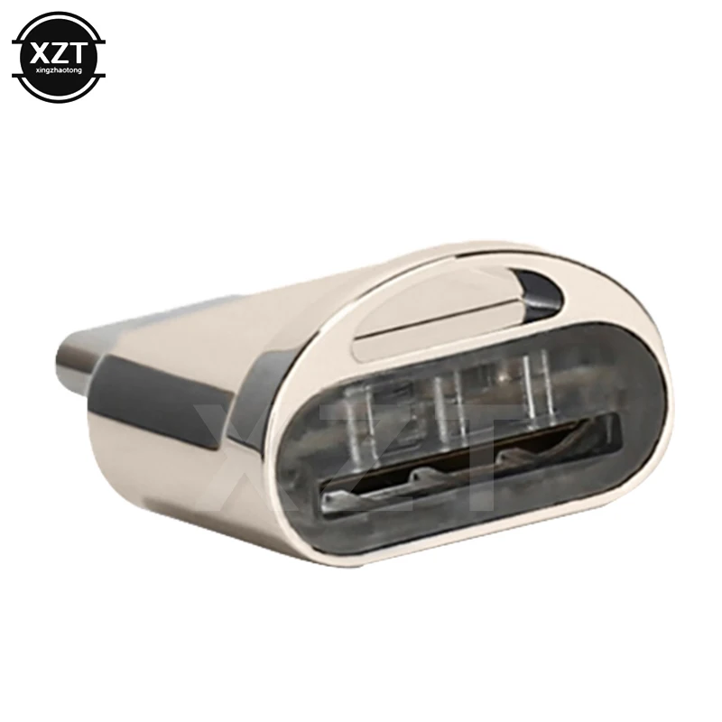 Type C USB 3 1 Алюминиевый мини адаптер OTG Мульти устройство для чтения карт памяти Micro
