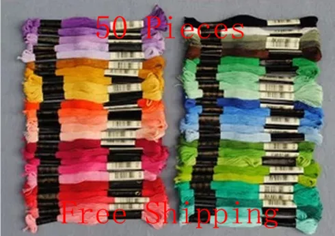 Хлопчатобумажная нить с хорошей репутацией всего 50 мотков хлопчатобумажная