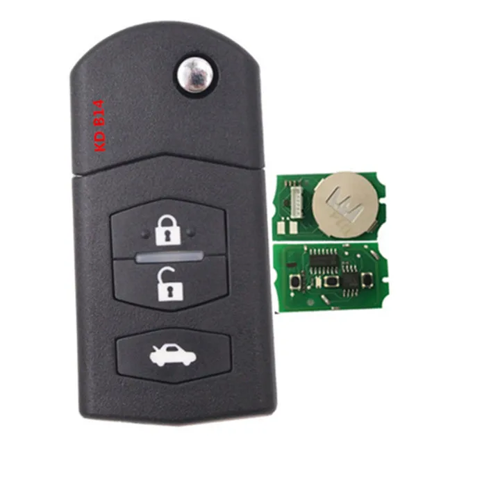 Универсальный дистанционный ключ Wilongda KD900 URG200 B14 KEYDIY B Series 3 кнопки для ключа Mazda