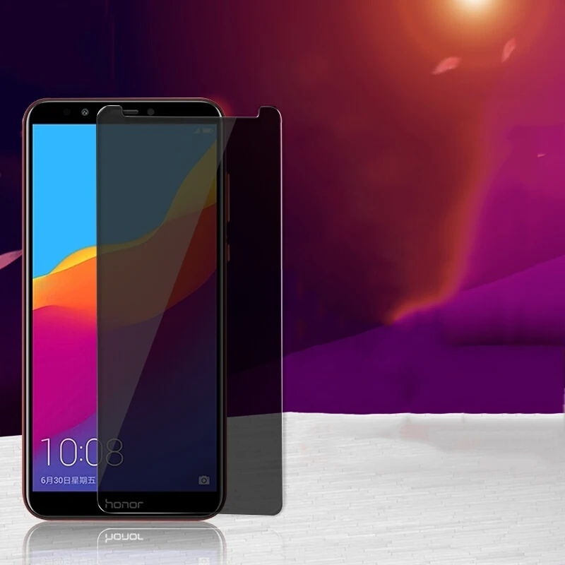 EXUNTON 2.5D антишпионское закаленное стекло для защиты экрана Huawei Y7 Prime Y7Prime 2018 2017