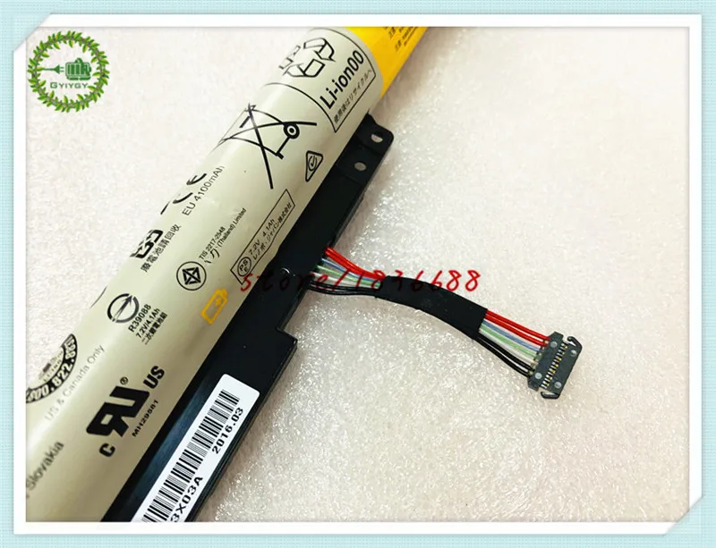 Аккумулятор GYIYGY 4 ячейки для ноутбука Lenovo FLEX 2 14 15 15D серии L13L4A61 L13M4A61 L13S4A61 121500260 |