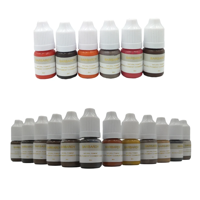 1 шт. Профессиональный растительный микробалдинг пигмент тату чернила цветная