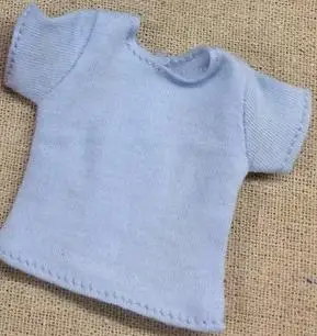 1 T-shirt 1 шт. высокое качество 1/6 Blyth кукла ремень платье Топы Комбинезоны для Neoblythe, Licca, Azone, куклы-Барби одежда аксессуары - Цвет: 1 T-shirt