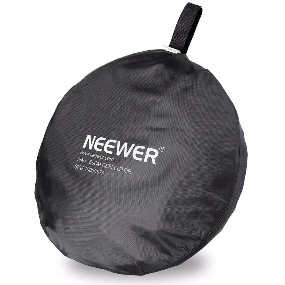 Портативный светоотражатель Neewer 5 в 1 60 см прозрачный серебристый золотой белый и